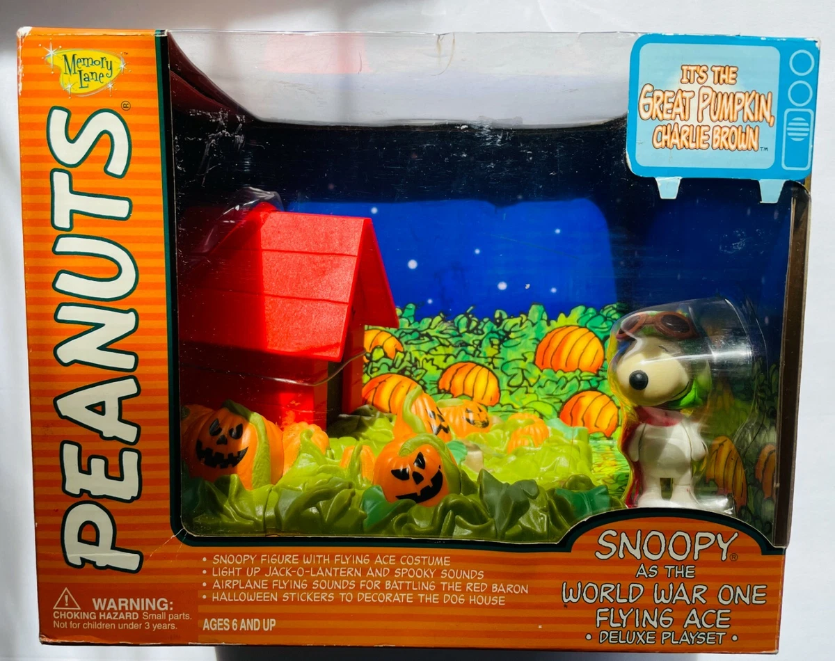 Great Pumpkin Charlie Brown Flying Ace Snoopy & Charlie Brown Action Figures-  SOLD OUT