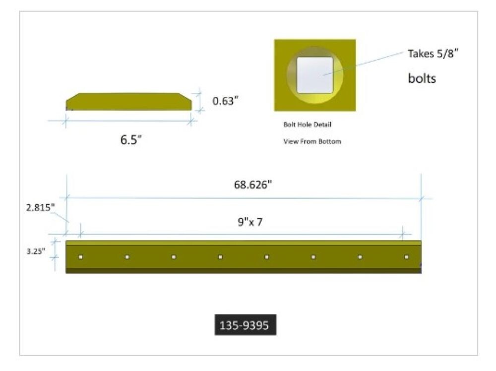 Cutting Edge fits Caterpillar 135-9395