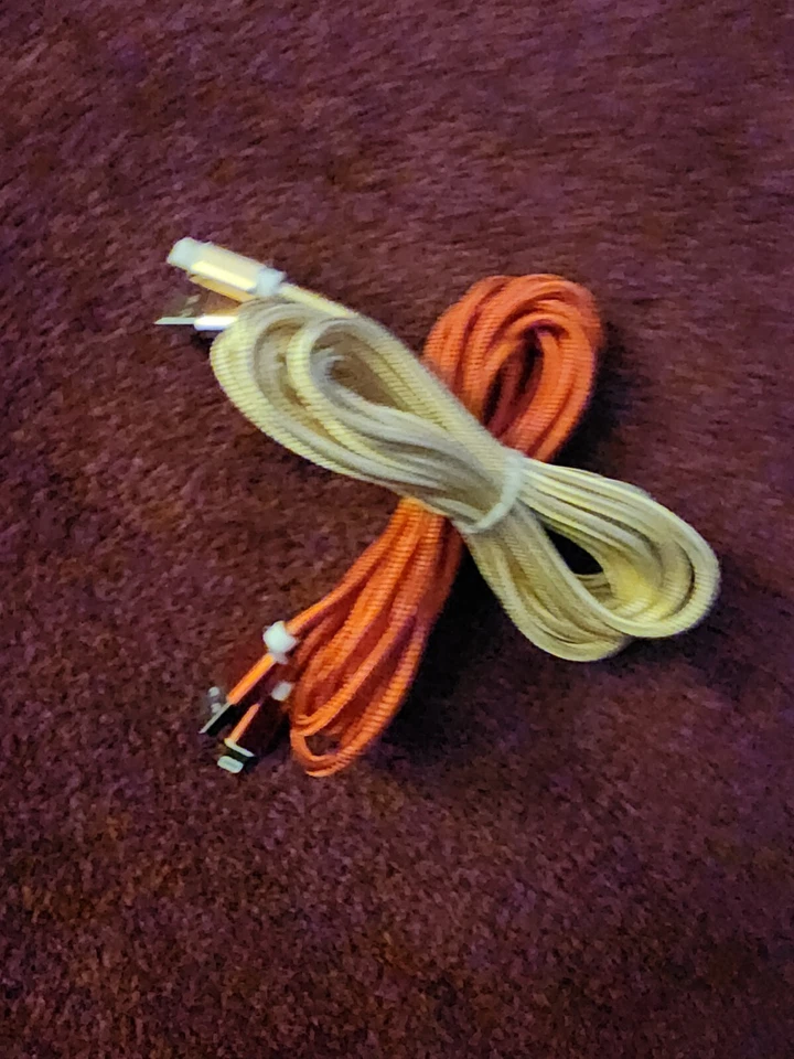 IPhone IPod (3pkg) CHARGING CABLES 10'RED IPHONE 9to 14 Models🔥 FREE SHIP - Image 3 of 4