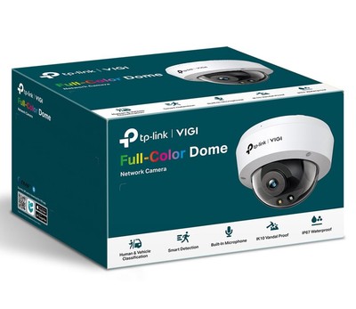 TP-Link VIGI 5MP C250(2.8mm) Full-Color Dome Network Camera 2.8mm Lens, Smart De