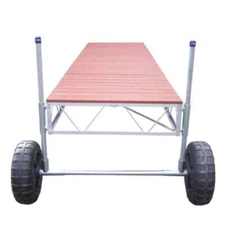 Patriot Docks Roll in Boat Lake dock with brown alum Decking 16, 24, 32 or 40 ft