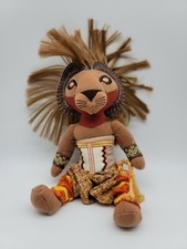 Walt Disney The Lion King Broadway Musical Simba Collectible Doll Plush 8 Inch
