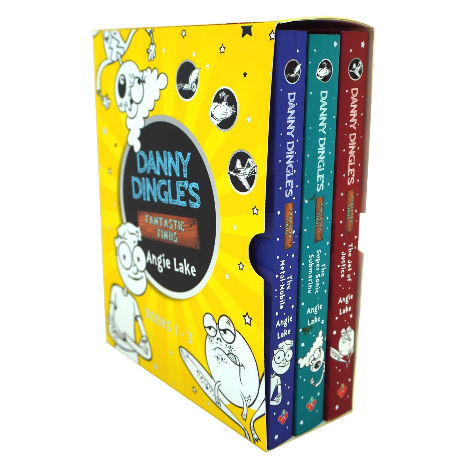 Danny Dingle's Fantastic Finds 3 Books Box Set by Angie Lake - Ages 7-12 - PB