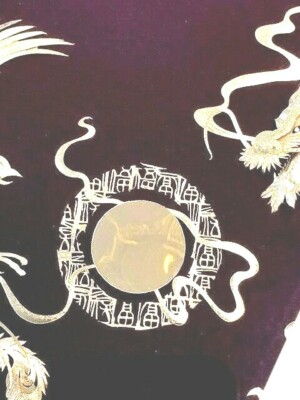 PRIMA ART 24K-99.9% GOLD DRAGON AND PHOENIX | eBay