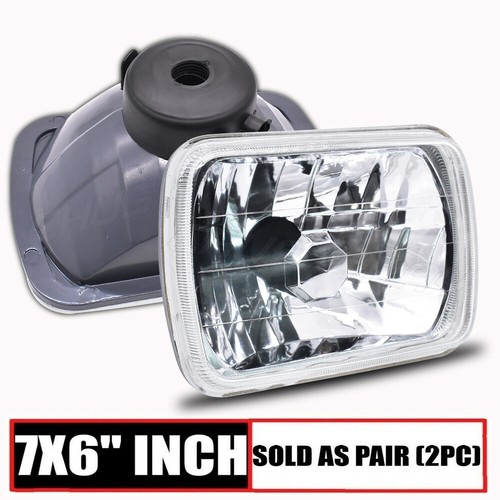 DOT PAIR 7x6"LED Headlight Hi/Lo Beam Fit Toyota Pickup 1982-1995