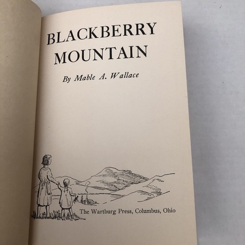 Blackberry Mountain Mable A Wallace Vintage 1947 Hardcover Dust Jacket 1940s - Foto 7 di 10