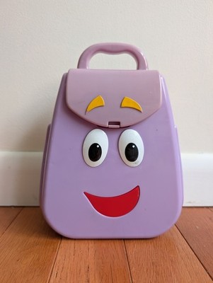 Mattel Viacom Dora the Explorer Talking Backpack 2004 Tested Works! 