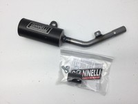 SchalldäMpfer Aluminium Anodisiert Schwarz Giannelli Piaggio Vespa PK 125 125