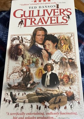 New Gullivers Travels Ted Danson Mary Steenbergen VHS SEALED Hallmark