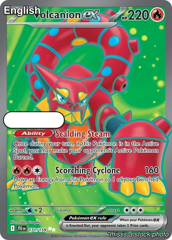 Volcanion Ex 171/159 Sv09: Journey Together for sale | eBay