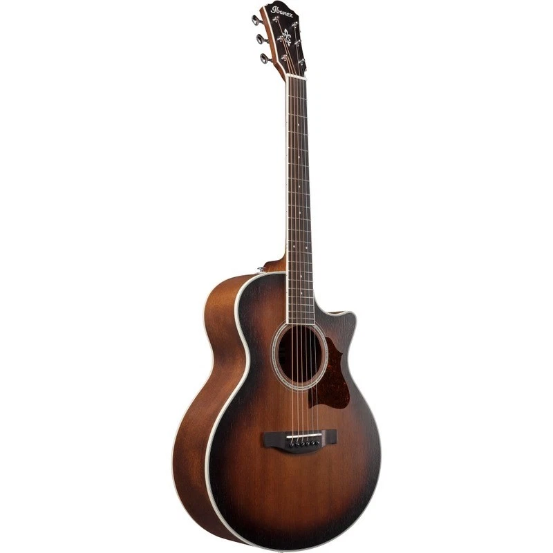 Ibanez AE240JRMHS Acoustic Electric Mahogany Sunburst Open Pore Guitar w/Bag - Image 2 of 4