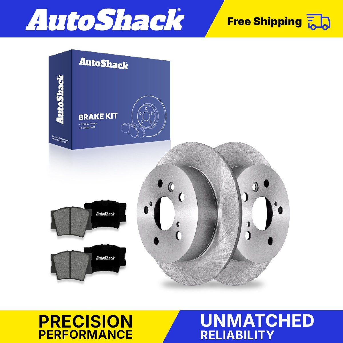 Rear Brake Rotors Premium Ceramic Pads for Toyota Camry Avalon Lexus ES350