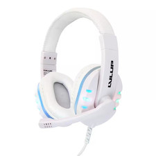 Light up Pro Gaming Headset in White