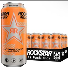 Rockstar Recovery Orangeade 16oz 12pack Energy Drink Electrolytes Hydration Usa Rockstar Recovery Orangeade 16oz 12pack Energy Drink Electrolytes Hydration Usa