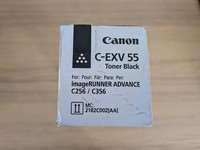 Genuine Canon C-EXV55 Black Toner Cartridge.  Opened but unused