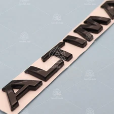 3D Raised Rear Tailgate Letters Emblem For ALTIMA Trunk Lid Badge Gloss Black
