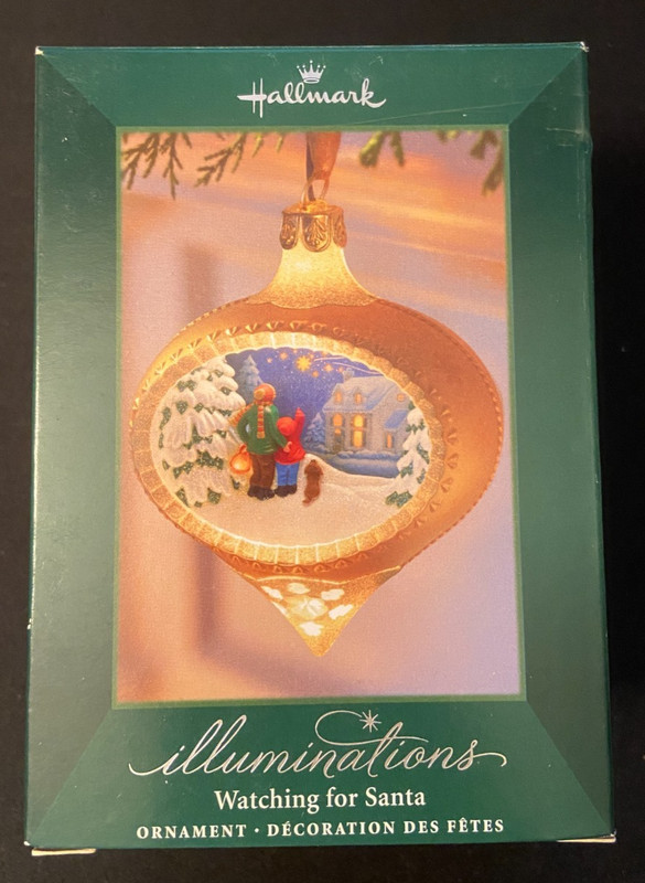 2005 Hallmark *Illuminations Watching For Santa* New/Old Stock