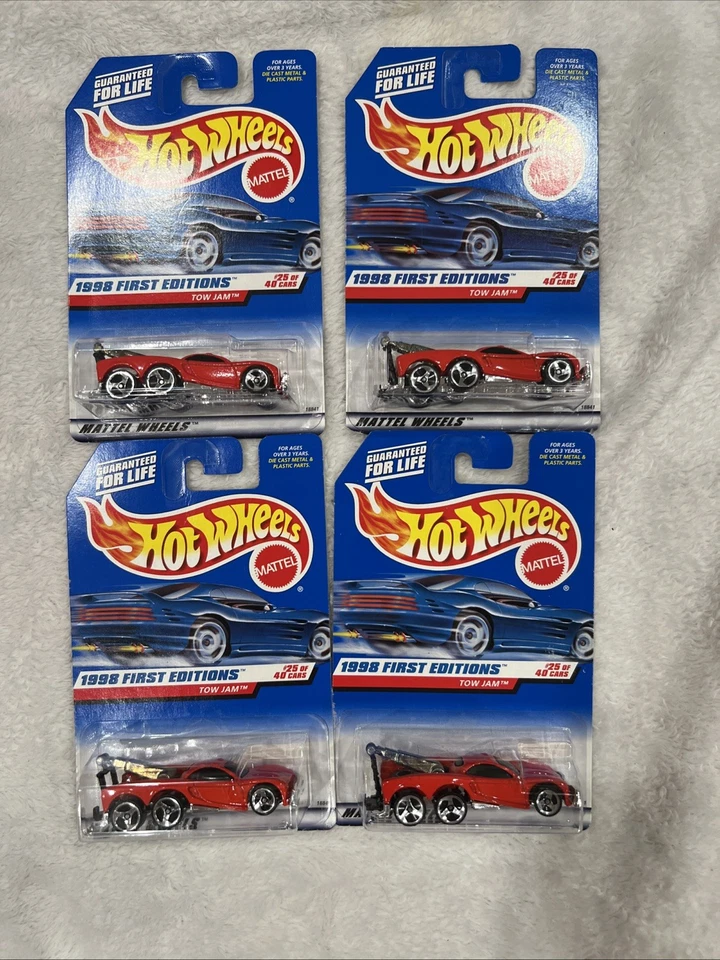 Hot Wheels Tow Jam 1998 primeras ediciones #658 #25/40 rojo - lote de 30 Foto 2 de 4