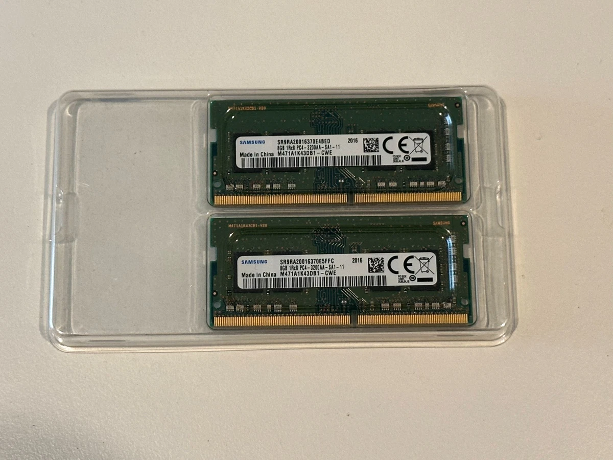 Samsung 8 GB Capacity per Module Computer RAM 16 GB Total Capacity