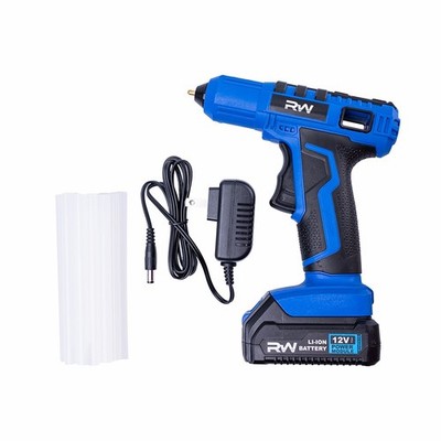 RealWork 12V Cordless Glue Gun with Battery & Charger, 20 pcs Glue Sticks
