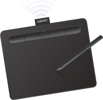 Wacom Intuos Small Bluetooth Drawing Tablet 4 ExpressKeys Black