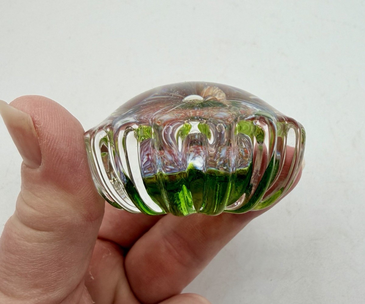 Caithness Glass 森を駆ける馬 エアーパターン ペーパーウエイト Caithness “Florette” Flower Glass Paperweight Scotland Mini 2