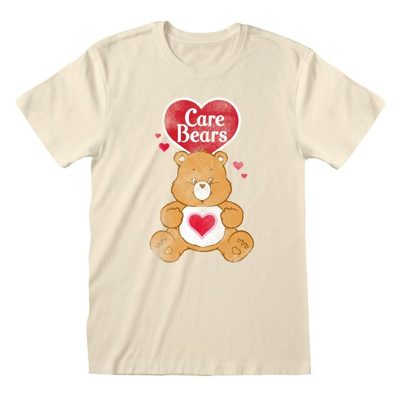 Футболка с мишками Care Bears Herren Tenderheart Bear - Schmusebärchi natur