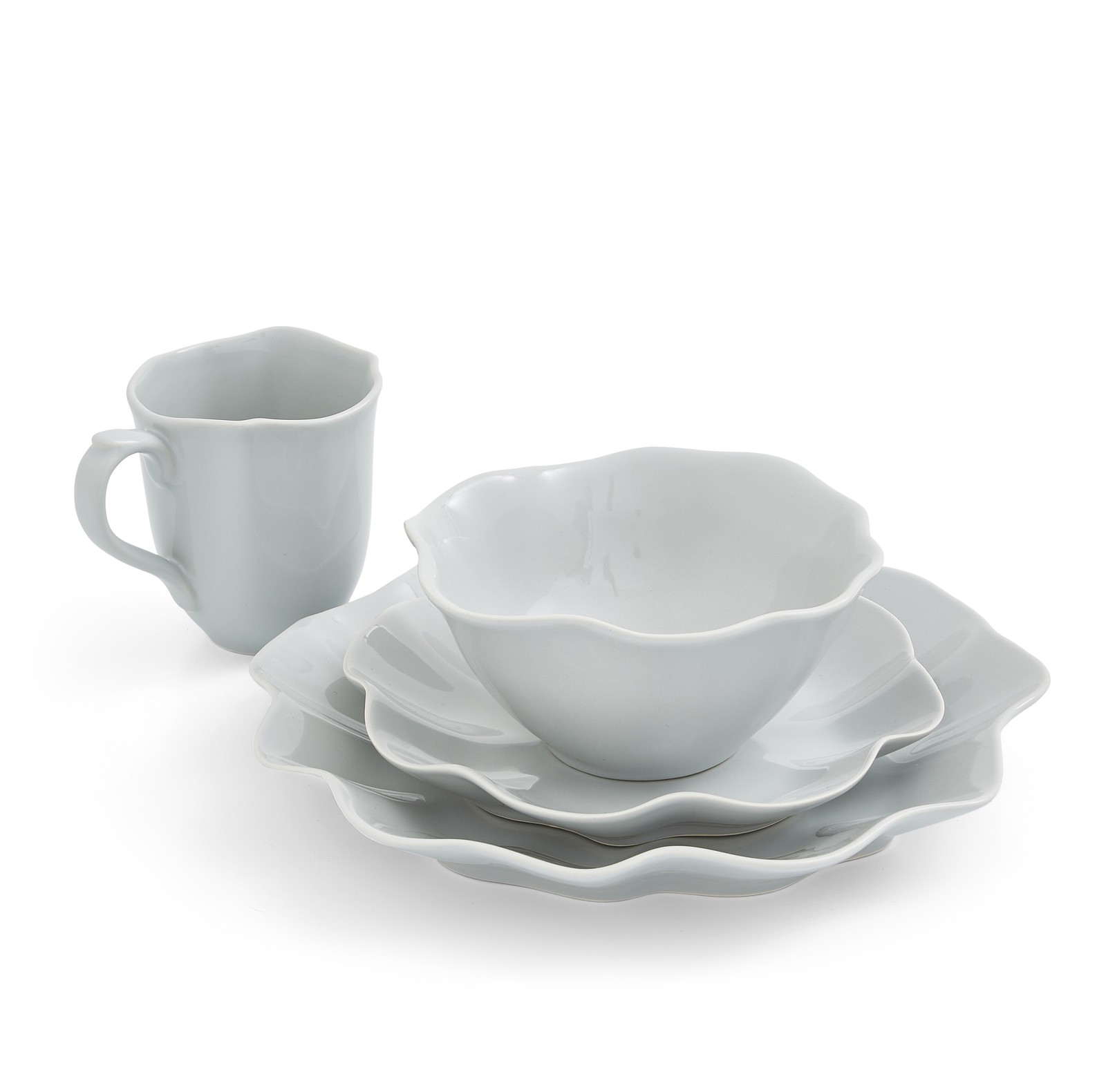 Portmeirion Sophie Conran Floret 4 Piece Place Setting, Ston