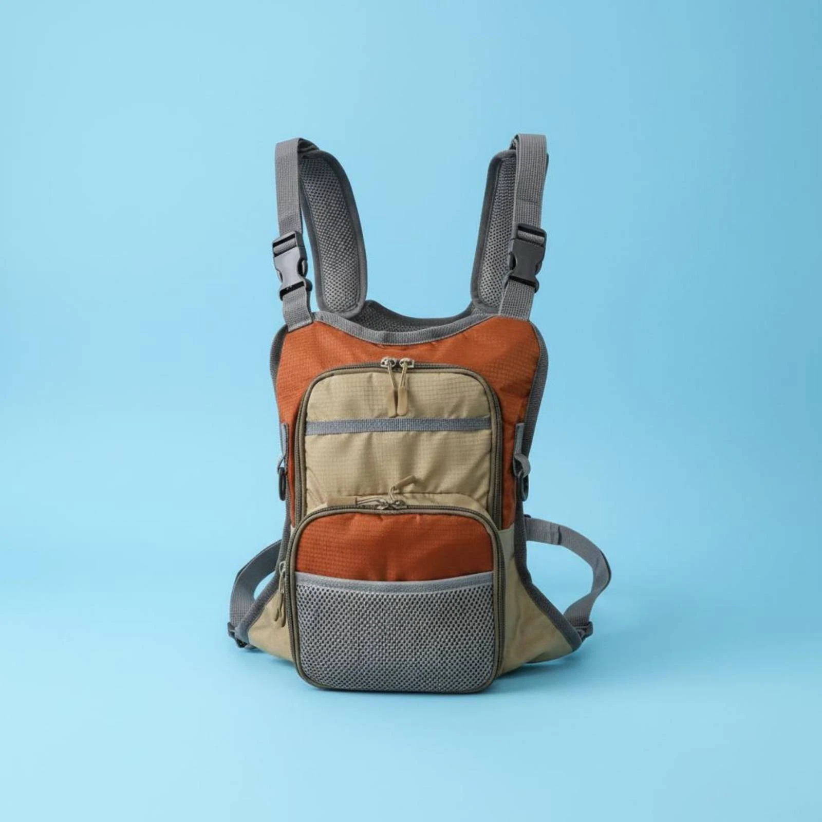 Fly Fishing Chest Bag Large Capacity Fly Fishing Vest Pack Lightweight