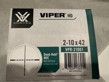 Vortex Viper HD 2-10x42 with Butler Creek flip lens covers