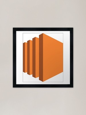 Amazon AWS Cloud EC2 Aufkleber Gerahmt Gerahmt Wandbild Poster Leinwanddruck Bild