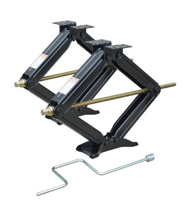 Bastion Distribution Two New 24'' Scissor Jacks with Crank Handle | 5000 lbs C...