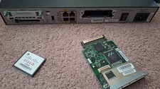 Cisco 1841 2-Port 10/100 Wired Router CISCO1841-T1 with 4-Port expansion card