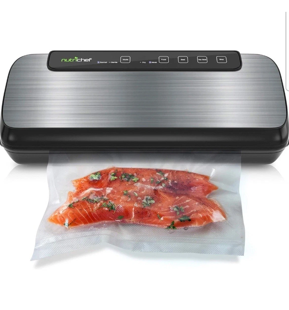 NutriChef PKVS20STS Vacuum Sealer - Silver