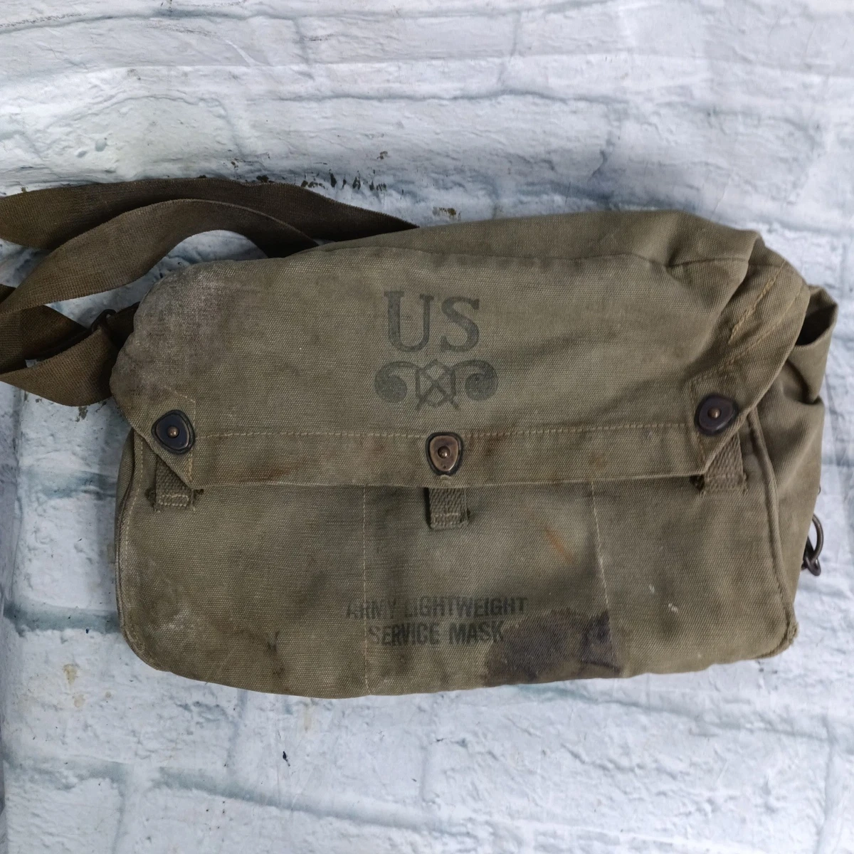 Gas Mask Bag In Original Ww Ii Us Field Gear & Equipment for sale