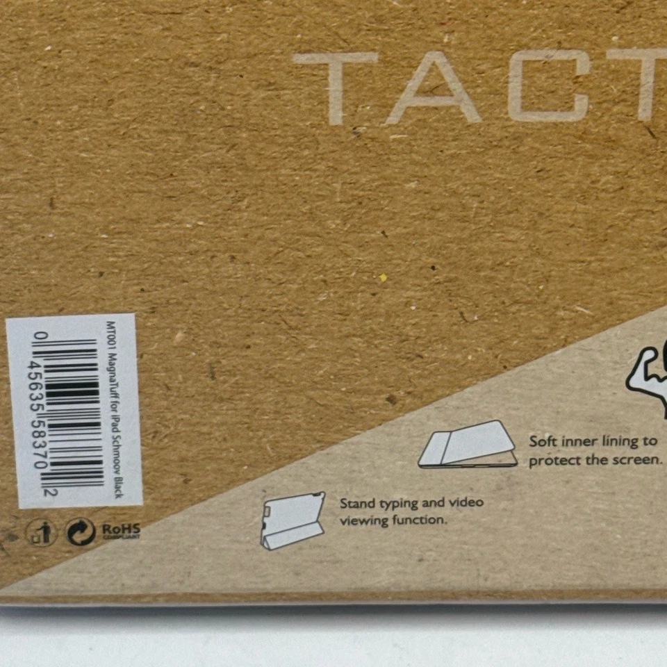 TACTUS MAGNATUFF SCHMOOV iPad Case 2nd 3rd 4th Gen Black Durable Sleep Wake - Image 3 of 4