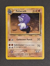 Pokémon Vintage Non-holo Rare Poliwrath Neo Discovery 28/75 WotC on eBay