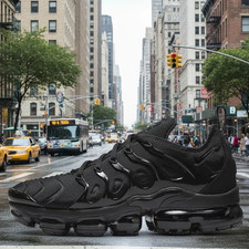 🔥 New Nike Air VaporMax Men's Black Air Cushion Shoes Size-7-13