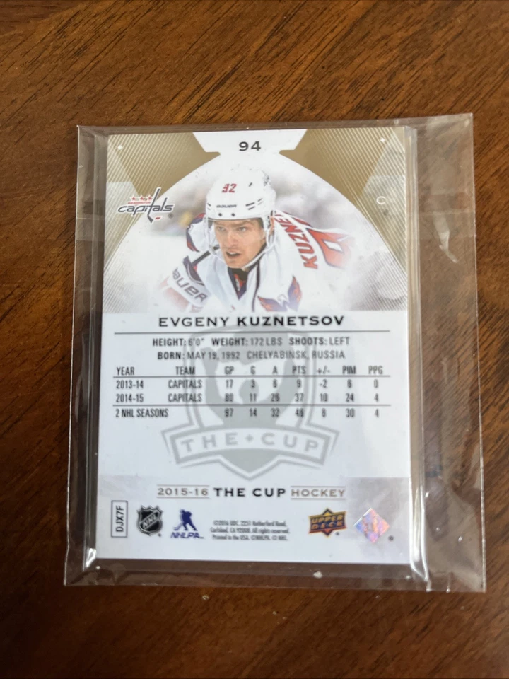 2015-16 The Cup Evgeny Kuznetsov 12/12 - Image 2 of 2