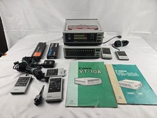 Canon Portable Video Recorder VR-20A and Tuner Timer Unit VT-10A Untested Read