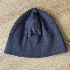 Daniel Cleary Merino Wool Beanie Hat Dark Gray Made in USA Unisex