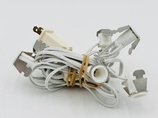 6 Light Socket Cord Works 15 Feet Long For Christmas Halloween Village No Bulbs