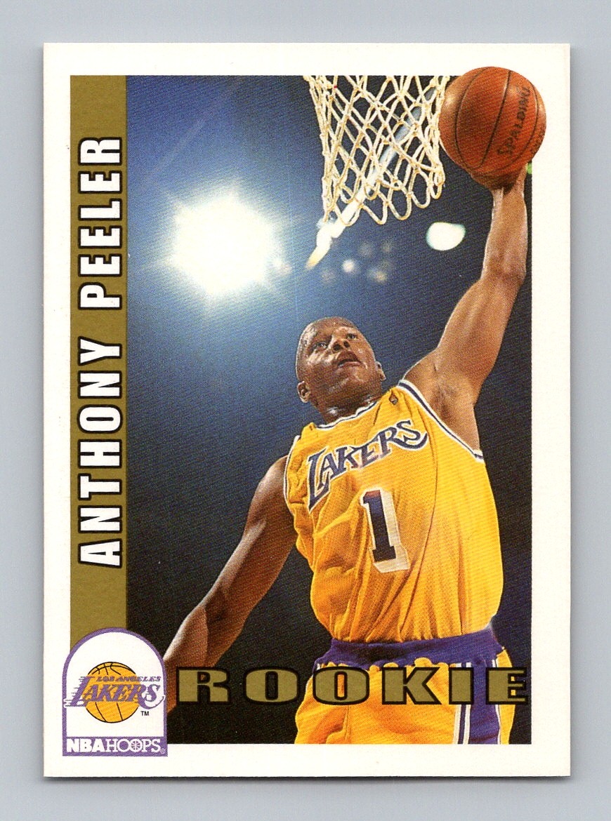 1992-93 Hoops #410 Anthony Peeler Near Mint or Better Rookie