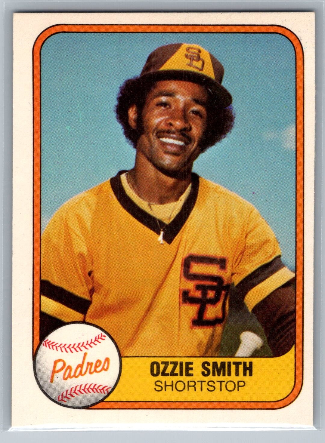 1981 Fleer - Ozzie Smith #488 - HOF NM *TEXCARDS*