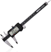 01407A Electronic Digital Caliper Measuring Tool, 0 - 6 Inches Stainless Steel C