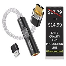 2026 Latest USB C DAC Audio Adapter with Headphone Amplifier, USB C to 3.5mm ...