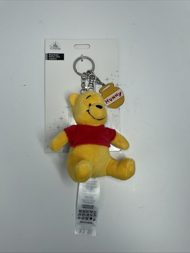 Disney Parks Exclusive Plush Winnie The Pooh & Hunny Keychain Bag Charm NWT