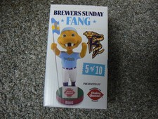 WI TIMBER RATTLERS Brewers Sunday Fang Bobblehead NIB