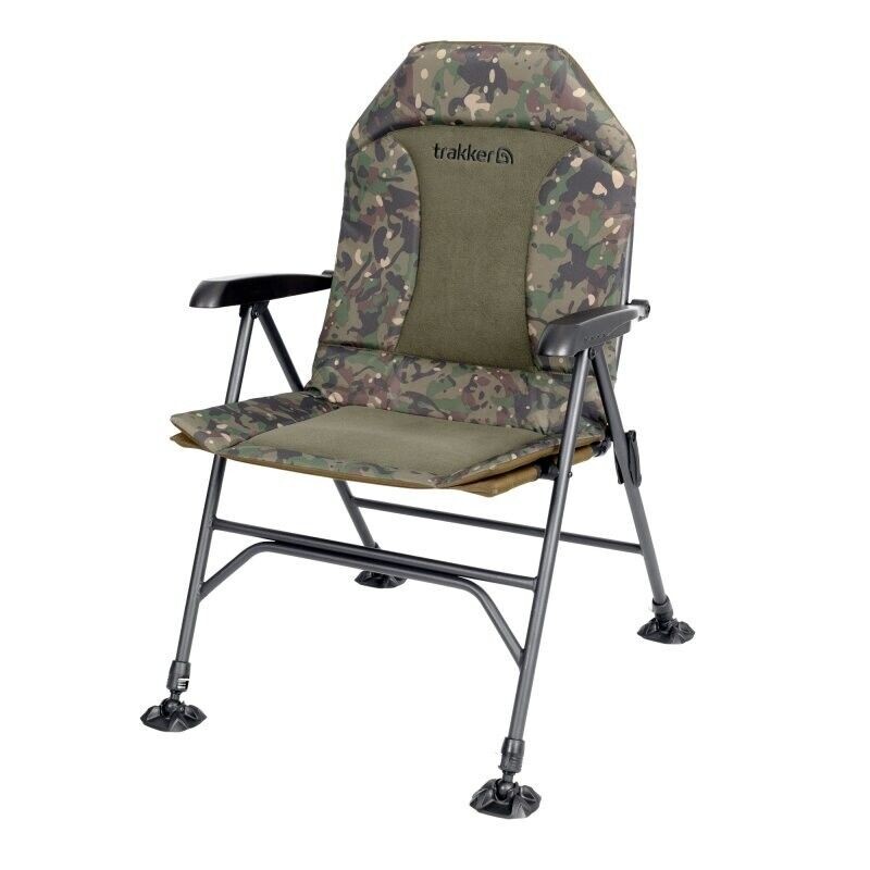 Trakker RLX Recliner Tall Carp Fishing Adjustable Chair Camo  217210