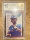 1989 Donruss - Rated Rookie Ken Griffey Jr #33 *Denotes on Back (RC)